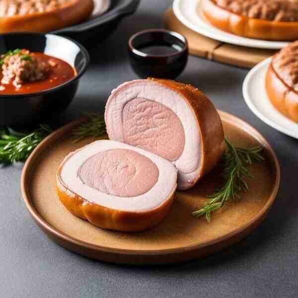 Свинина фаршированная мясом